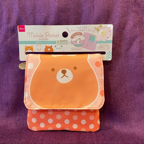 🚀SOLD🧨NWT Daiso Clip-on “Pocket” with clips - Picture 2 of 6